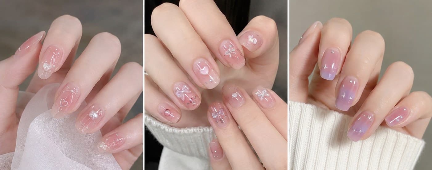 Korean jelly nails: the glossy trend to try