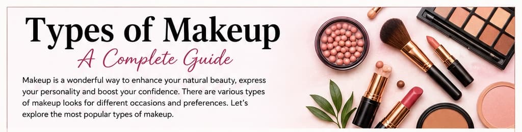 Types of makeup, explained with pictures