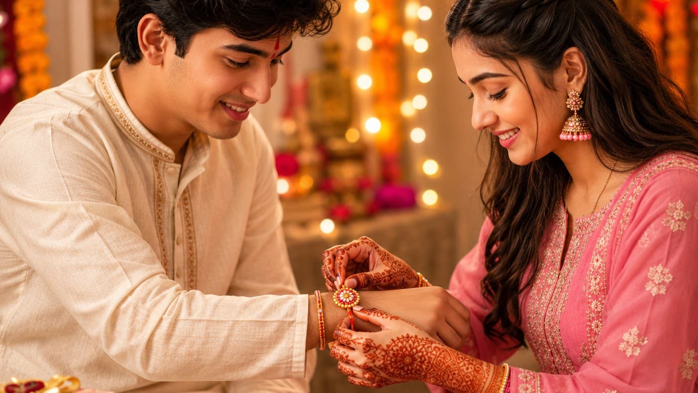 Your Rakhi outfit is ready. Now find a mehendi design to match.