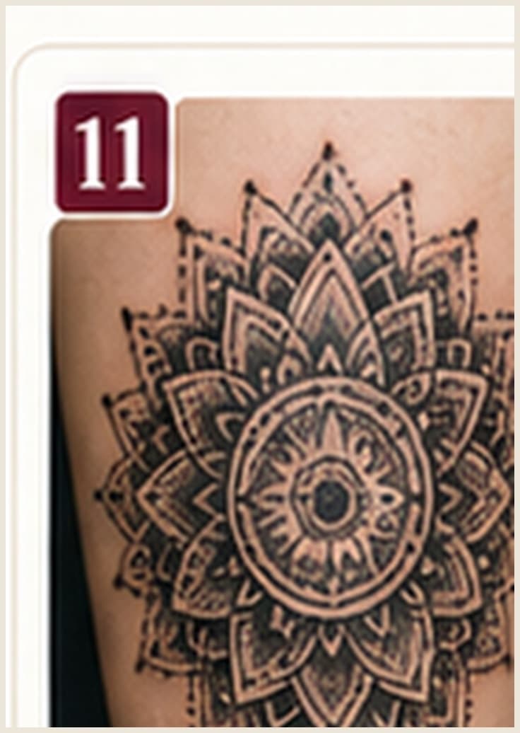 Dotwork tattoo — stippled mandala built from thousands of dots