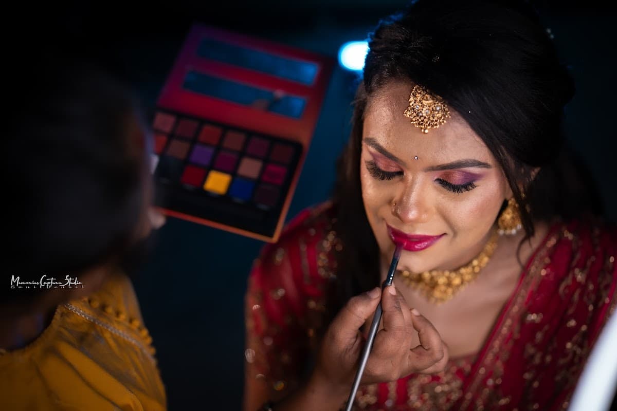 Vijayalakshmi beauty parlour and spa (ISO 9001) certified Professional Makeup Artist & Nail artist.(Only for ladies)