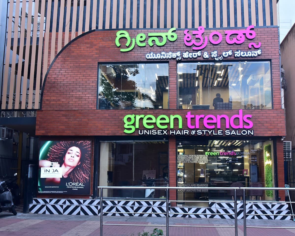 Green Trends Unisex Salon, BTM 2nd Stage, Bengaluru