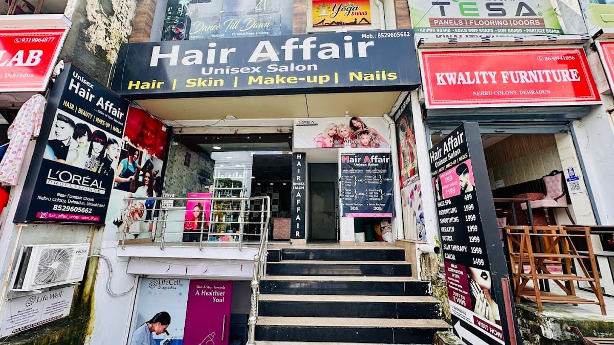 Hair affair unisex salon Dehradun