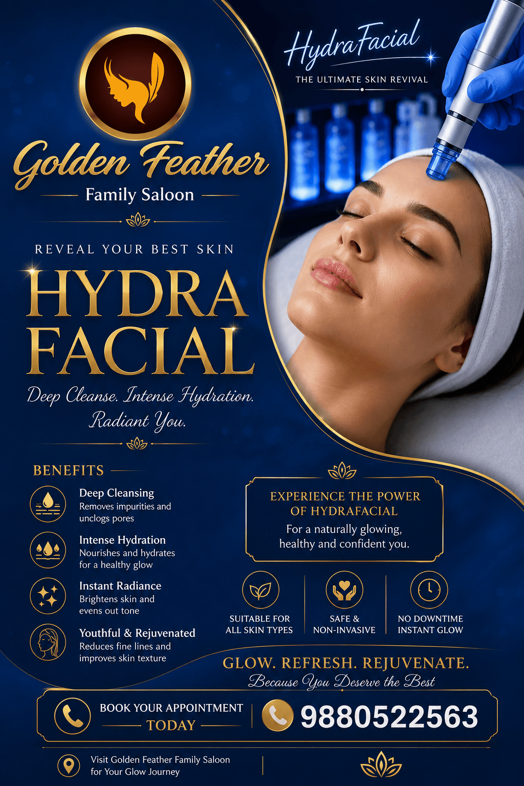 Golden Feather unisex salon ( beauty parlour)| Beautician Course & Makeup Academy in Bangalore