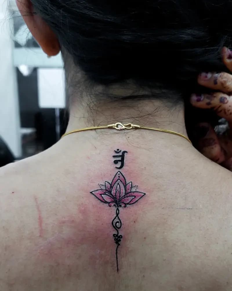 Spiritual Lotus Tattoo