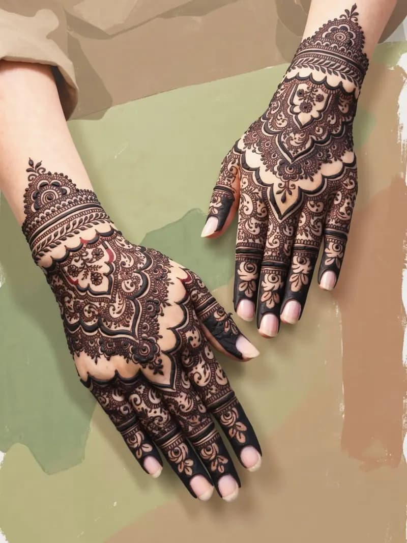 Intricate Bridal Bridal Mehandi