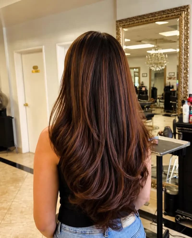 Soft Balayage Ombré With Rich Brunette Tones