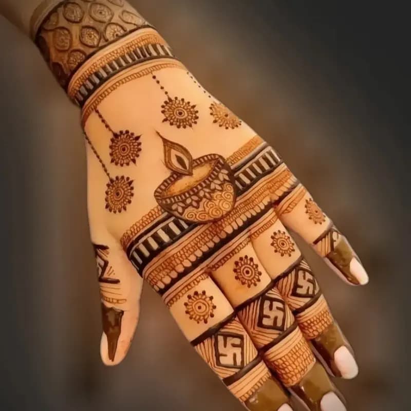 Diwali Mehandi Design