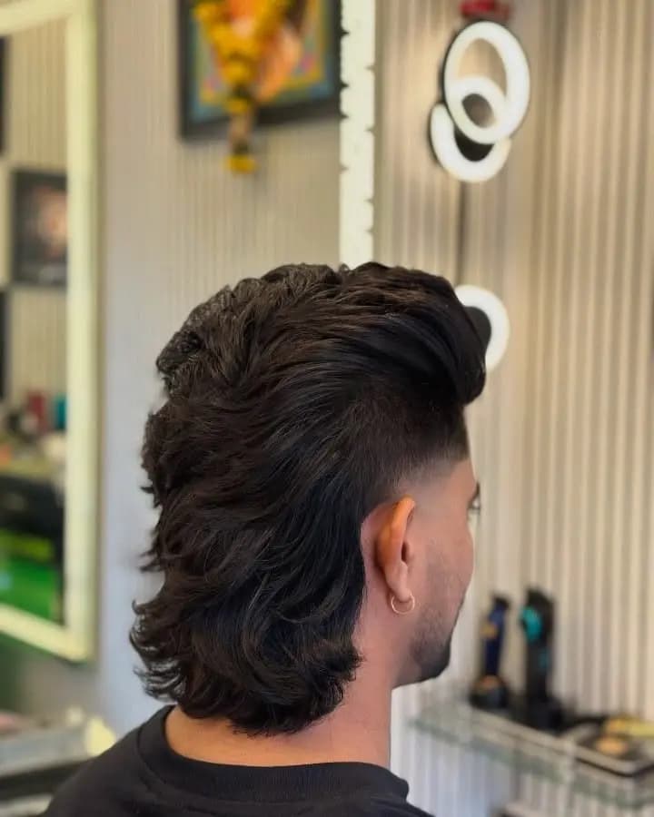 Modern Mullet Fade Haircut