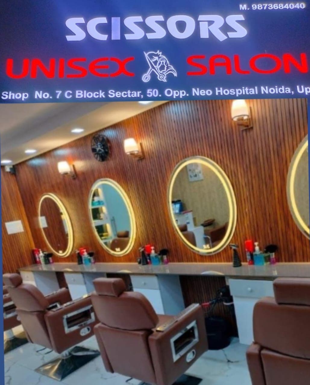 Scissors Unisex Salon
