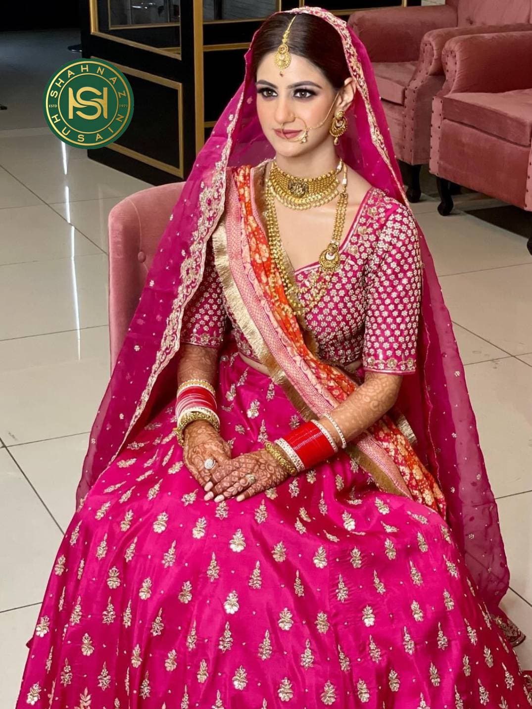 Best bridal makeup artist Shahnaz Husain and Loreal Professional Beauty Clinic
