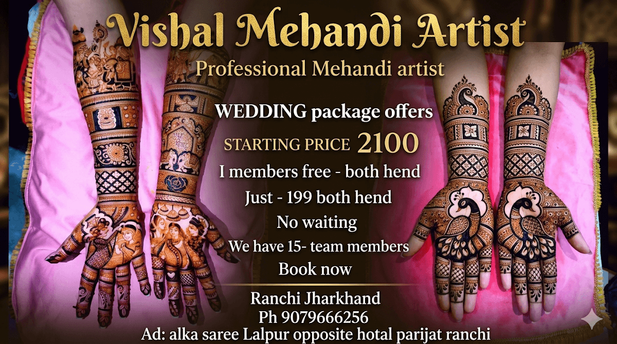 Vishal Mehandi and tatto art