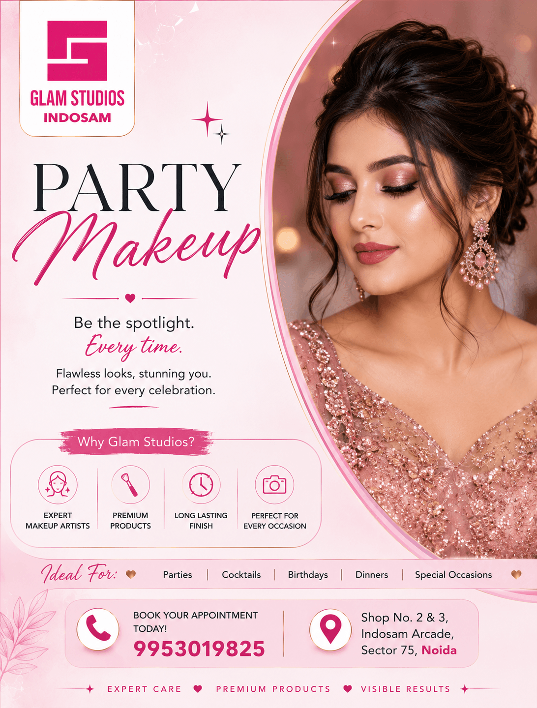 Glam Studio Indosam Sec 75 Noida