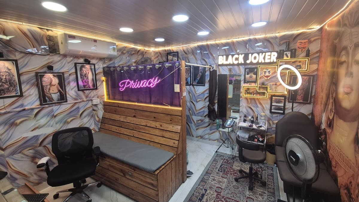 Black Joker Tattoo - Winning Artist - Best Tattoo Artist in Goa - Best Tattoo Studio
