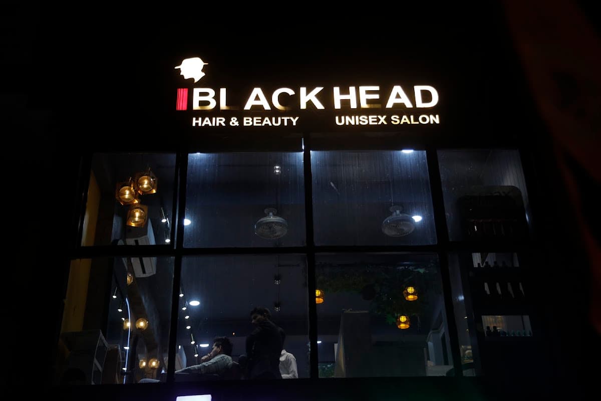 Black Head Unisex Salon