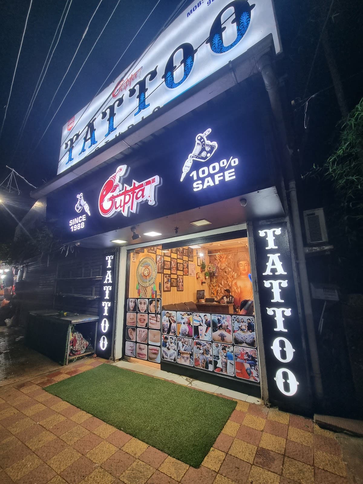 Gupta Tattoo & Piercing Studio, Calangute