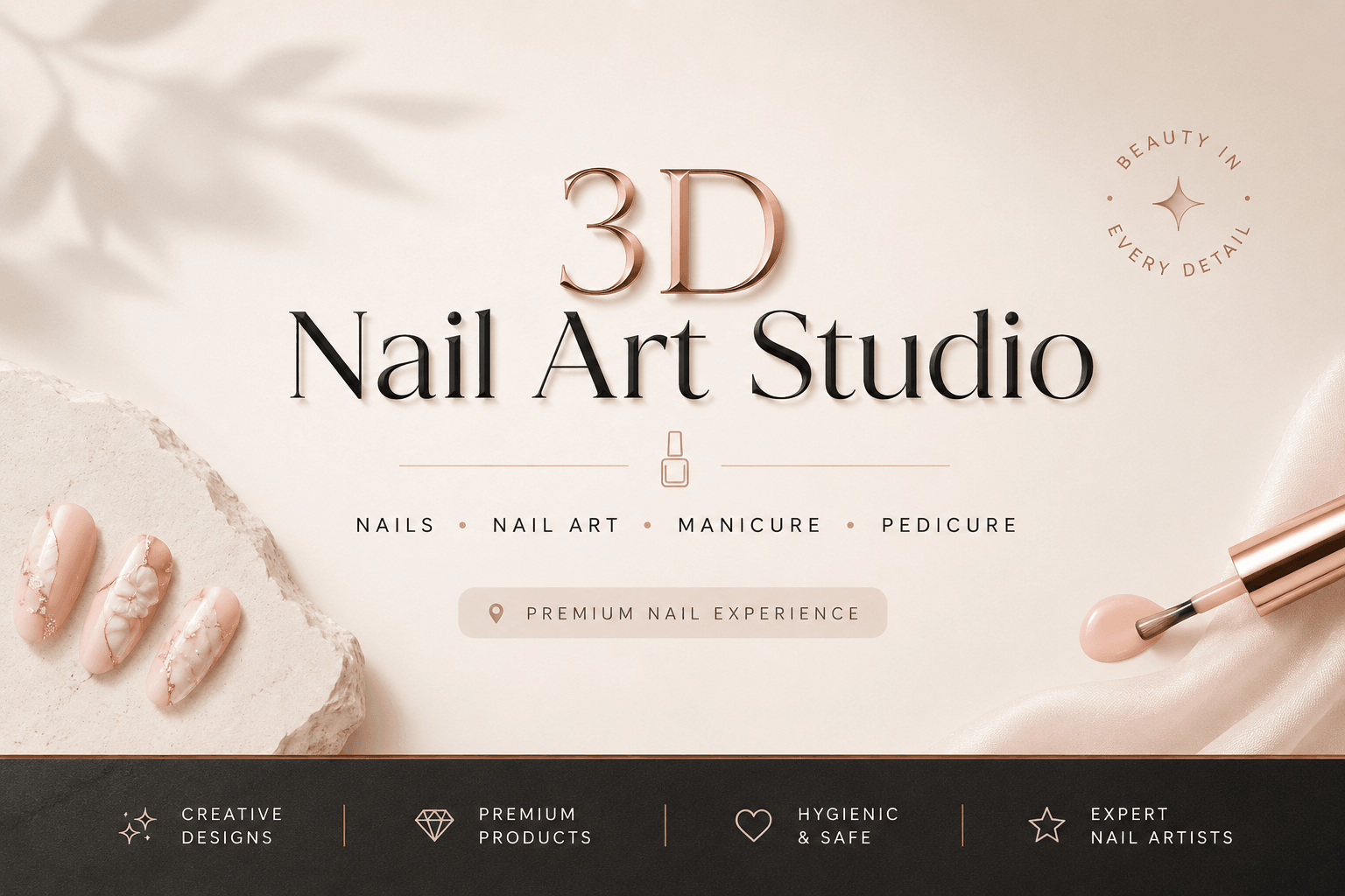 3D Nail Art Studio - Banashankari interior